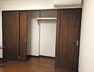 収納クローゼット付